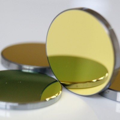 High Reflection Coated Optical metallic mirror Si Round metallic mirror